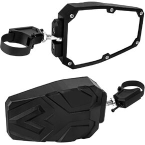 UTV Side Mirrors UTV Mirrors Side View for 1.65"-2" Roll bar, RZR Side Mirrors for Polaris RZR, Can Am X3, Kawasaki Teryx,Talon, Arctic Cat Wildcat, Gator,CFMOTO, Pioneer Rhino,Yamaha YXZ