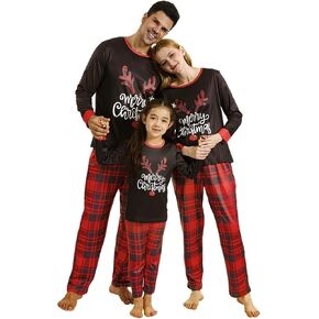 Christmas Pajamas Family or Couples Christmas Pajamas Matching Set Christmas Elf Pajamas Holiday Party Pajama Matching