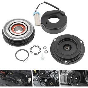 مجموعة قابض الضاغط AC A/C تناسب فقط سيارة GMC Yukon Sierra 1500 2500 3500، تناسب سيارة Chevy Suburban Silverado #15-4709 in Kuwait