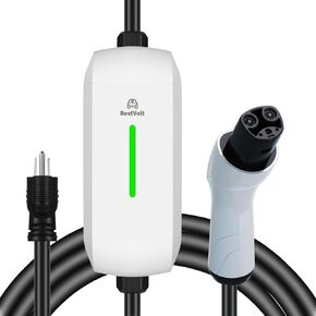Best Volt Electric Vehicle Portable Charger for Tesla,ETL Certified,25ft Fast Charging, IP65 Waterproof, Compatible with Model 3/X/Y/Cyber Truck,No Adapter Needed (Nema 14-50 240V/40A, Black)