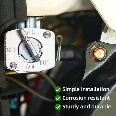 صمام إغلاق الوقود العالمي بيتكوك، مفتاح خزان الغاز متوافق مع Yamaha TTR90-250 YFB250 YFM200-400 Kawasaki KLF300 Bayou سوزوكي LTZ400 Quadsport ATVs الدراجات النارية in Kuwait