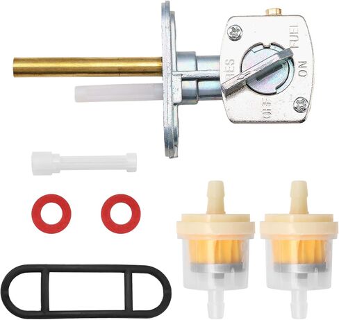 صمام إغلاق الوقود العالمي بيتكوك، مفتاح خزان الغاز متوافق مع Yamaha TTR90-250 YFB250 YFM200-400 Kawasaki KLF300 Bayou سوزوكي LTZ400 Quadsport ATVs الدراجات النارية in Kuwait