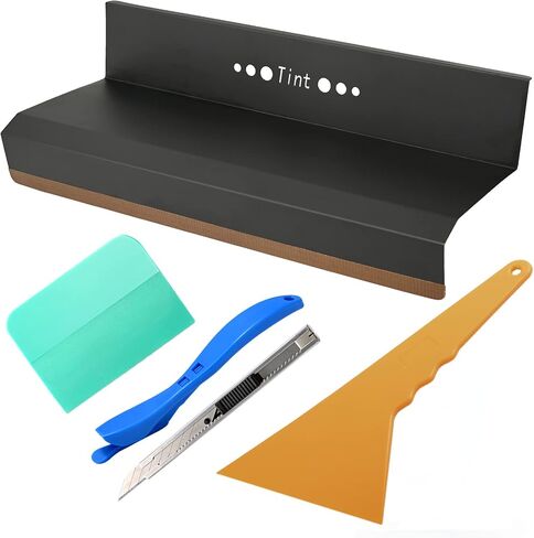 NEWISHTOOL Vehicle Window Tint Tool Speed Loader for Top & Bottom Gap Gasket Wrap Film Installation, 13-inch Loading Edge with PTFE Slide Felt and Tint Tools Placing Platform in Kuwait