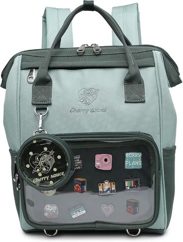 Ita Bag Pin Kawaii Cute Display Mommy Backpack for School Anime Cosplay مع إدراج in Saudi Arabia
