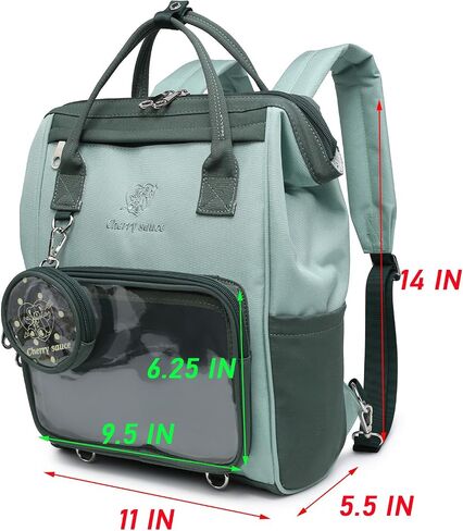 Ita Bag Pin Kawaii Cute Display Mommy Backpack for School Anime Cosplay مع إدراج in Saudi Arabia