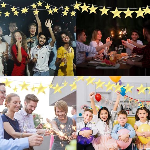 40 قطعة من قصاصات النجمة الذهبية وديكورات جدران الحفلات. البطاقات الذهبية لزينة لوحة الإعلانات. يجب اقتناء ورق النجمة الذهبية للوحات الملصقات. لوازم حفلات النجوم اللامعة. 6 بوصة in Saudi Arabia