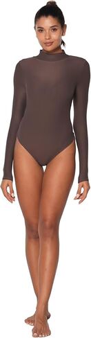 Sunzel الياقة المدورة داخلية للنساء كم طويل ملابس الخروج مثير قطعة واحدة قميص تيز الجوارب ملابس غير رسمية ثياب in Kuwait