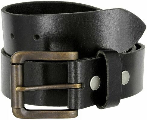 One Piece Full Grain Buffalo/Oil Tanned Leather Replacement Belt Strap or Belt with Buckle 1-1/2" (38mm) wide in Saudi Arabia