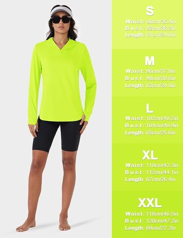 TACVASEN Women's UPF 80+ UV Protection Hoodie Lightweight Long Sleeves Quick Dry Fishing Running Workout Shirt Outdoor in Saudi Arabia