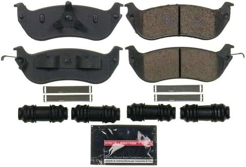 Power Stop Z23-674 Rear Z23 Evolution Sport وسادات فرامل سيراميك مملوءة بألياف الكربون مع أجهزة لفورد كراون فيكتوريا، لينكولن تاون كار، ميركوري جراند ماركيز [نموذج محدد] in Saudi Arabia