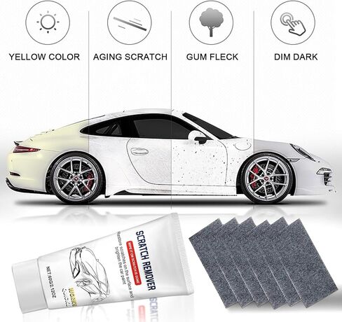 2024 New Nano Sparkle Cloth 7Pcs,Car Scratch Remover, Car Scratch Repair Paste, Car Scratch Repair Paste Polishing Wax, Nano Sparkle Cloth Car Scratch Remover, Magic Car Scratch Repair Cloth in Saudi Arabia