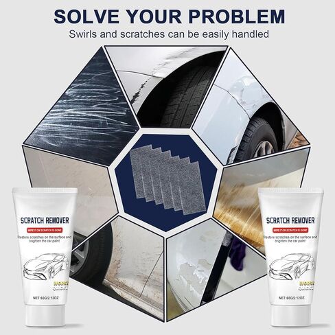 2024 New Nano Sparkle Cloth 7Pcs,Car Scratch Remover, Car Scratch Repair Paste, Car Scratch Repair Paste Polishing Wax, Nano Sparkle Cloth Car Scratch Remover, Magic Car Scratch Repair Cloth in Saudi Arabia