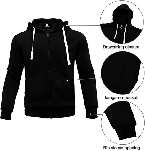 R RAMBLER 1985 Men's Track suit set Thick Fleece Hoodie Sweatsuit 2 pieces,casual winter warmer outfit in Saudi Arabia