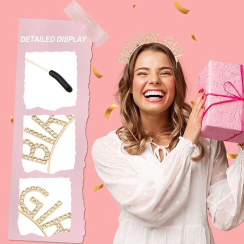 عصابات عيد ميلاد للنساء عيد ميلاد الذهب الأبيض التيجان والتيجان للنساء الفتيات عيد الميلاد حفلة عيد ميلاد زينة عيد ميلاد سعيد الأميرة تاج حجر الراين عيد ميلاد سعيد اكسسوارات التاج in Kuwait