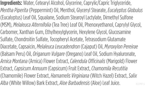 تصاميم من أجل الصحة كريم ArthroSoothe - دعم عدم الراحة في المفاصل والعضلات - كريم موضعي مع MSM، الجلوكوزامين، زهرة العطاس - المنثول، زيوت الأوكالبتوس للتدفئة + تأثيرات التبريد (3 أونصة) in Kuwait