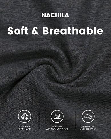 بيجامة NACHILA للرجال - فسكوز مصنوع من الخيزران، طقم ملابس نوم بأكمام طويلة من Pjs ملابس نوم ناعمة مع سروال نوم in Saudi Arabia