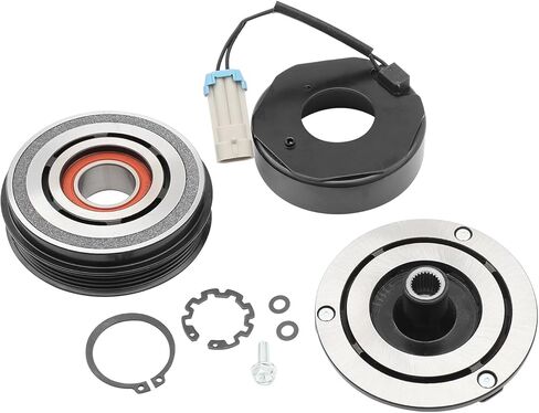 مجموعة قابض الضاغط AC A/C تناسب فقط سيارة GMC Yukon Sierra 1500 2500 3500، تناسب سيارة Chevy Suburban Silverado #15-4709 in Kuwait