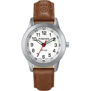 PINDOWS Watches for Women, Classic Business Analog Quartz Small Ladies Watches, 3ATM Waterproof Fashion Dress Watch with Easy-to-Read Luminous Dial