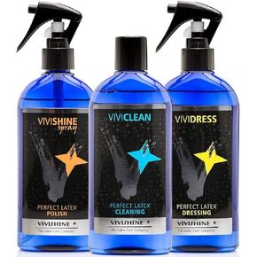 Vivishine Spray - Vividress w/Spray - Viviclean Combo - for Latex Clothing