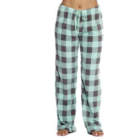 Just Love Women Plush Pajama Pants Buffalo Plaid