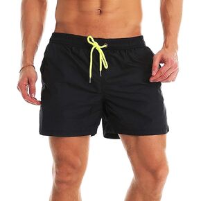 YnimioAOX Men's Swim Trunks Quick Dry Beach Shorts Swimwear Bathing Suit
