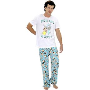 Rick and Morty Pajamas for Men - Novelty Character Mens Loungewear Sets - Rick & Morty Pajama Pants & Shirt Gift Box Set