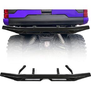 KUAFU Rear Bumper Brush Guard Compatible with 2018-2025 Polaris Ranger/INTL Ranger 1000 / Crew 1000 / Crew XP 1000 / Ranger XP 1000/ DIESEL/XP Kinetic Ultimate/Replace for 2882529