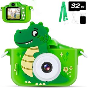 Kids Camera,Digital Camera Toys Kids Children,Toddler Camera with Dual Cameras 1080P HD Video,Christmas Unicorn Gifts for Girls Boys Age 3-12,32GB SD Card and USB card reader Included(Unicornr-Purple)