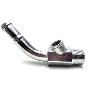 Hot Water Radiator Coolant Temp Sensor Elbow Connector Tube Replace E5TZ-18599-C, Fit for Ford F-150/250/350 & Bronco E-150/250/350