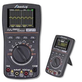 Abestop AT312G 3 in 1 Oscilloscope Digital Scope Multimeter with 12MHz Bandwidth 50MSa/s Sampling Rate Built-in Generator Multiple Multimeter Tester Function