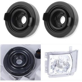 2PCS Car Headlight Cover for H4 Bulb Protection,Durable Rubber Headlight Dust Cover Car Accessories,Universal Headlight Dust Cap for Most Cars,Trucks,SUVs (3.1 inch)