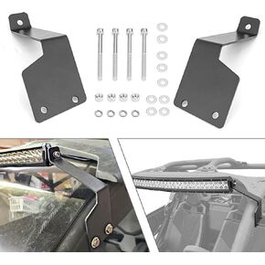 DaSen Light Bar Mounting Brackets 42" LED Light Bar Upper Roof Windshield Mounting Brackets Compatible with Can-am Maverick X3 MAX DS RS MR Turbo R 2017-2024