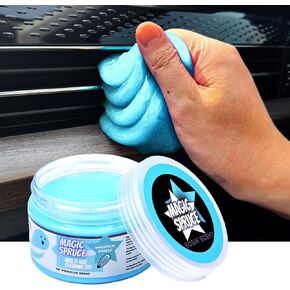 MAGIC SPRUCE Car Detailing Kit Gel for Car Interior Dashboard Cleaner Products, Non-Water Dust Remover Scented Freshner, Upholstery Cleaning Putty, Laptop Computer Cleaning Accessories Car Slime