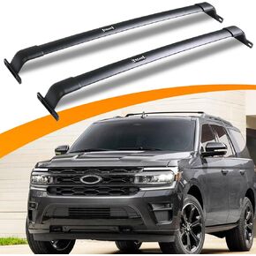 Snailfly Roof Rack Crossbars Fit for 2018-2025 Lincoln Navigator & Ford Expedition Cross Bars Black Rooftop Cargo Carrier Accessories