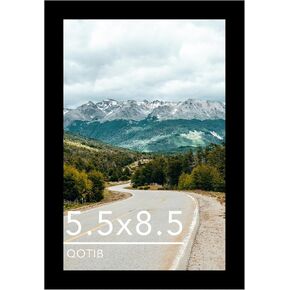 Wood 13.5x40 Picture Frame Black for Wall Hanging, 13.5 x 40 Frame Poster Photo Frame for Wall Horizontally or Vertically, Black, 1 Pack