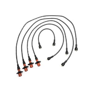 Car Spark Plug Wires 09001 Ignition Cable Wire for Volkswagen Beetle 1950-1978 Silicone Metal Black(Set of 5)