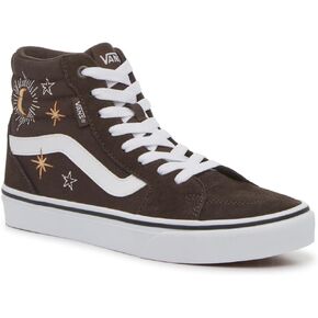 حذاء رياضي نسائي من Vans Filmore Hi، مطرز بالقهوة التركية السماوية - - 8 M US
