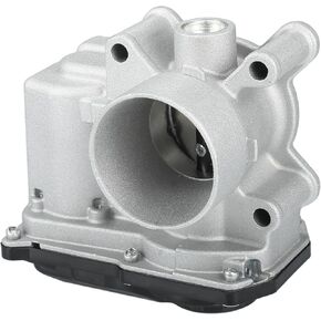 Throttle Body Assembly Compatible for Renault Clio Grandtour 2008-2012, 41mm Aluminum Alloy Silver Tone Engine Throttle Body Actuator
