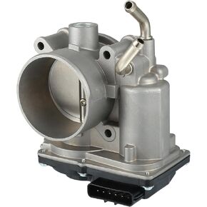 No.35100-2E000 مجموعة جسم الخانق لشركة Hyundai Elantra 1.8L L4 - Gas 2011-2013 / مشغل جسم الخانق / سبائك الألومنيوم المتينة / قطعة واحدة فضية اللون