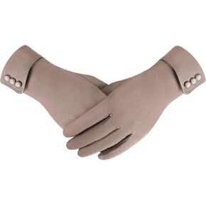 Winter Gloves for Women, Winter Touch Screen Texting Warm Gloves with Thermal Soft Lining for Women