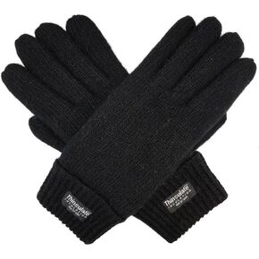 BRUCERIVER Ladie's Wool Knit Gloves with Thinsulate Lining