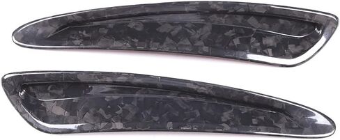 Daeiclru Real Carbon Fiber Front Hood Air Vent Trim Cover Fit for Toyota Supra GR A90 A91 MK5 2019-2022, Hood Air Vent Molding Trim Kit Exterior Accessories (Black) in Kuwait