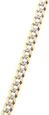 بوري جيويليرز قلادة من الذهب الصلب عيار 18 قيراط 3 مم كوبي - صنع في إيطاليا in Kuwait