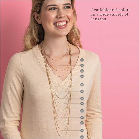 KEZEF 925 Sterling Silver Necklace Chains for Women 18K 0.7mm Silver Chain Women Thin Gold Chain Necklace Women Sterling Silver Chain Necklace Women Gold Chain Women Bulk in Kuwait