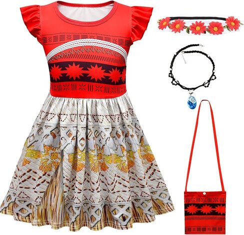 Choadam Mirabel Dress for Girls and Toddlers Princess Dress Black Witch Costume Princess Peach Costume Pink Dress in Kuwait