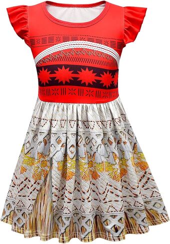 Choadam Mirabel Dress for Girls and Toddlers Princess Dress Black Witch Costume Princess Peach Costume Pink Dress in Kuwait