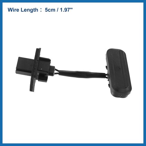 Rear Trunk Lid Tailgate Lock Release Handle Opening Button Switch for Buick Regal 2011-2016 No.1241457/13422268 - Pack of 1 Black Item Replacement in Saudi Arabia