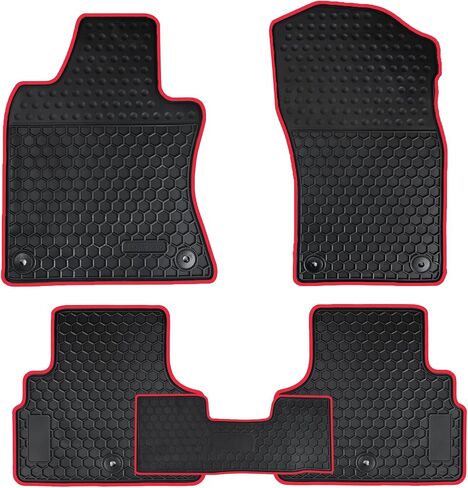 Car Floor Mats Custom Fit for Chevy Camaro 2010-2015 All Black Rubber Chevrolet Auto Liner Mats All Weather Protection Odorless in Saudi Arabia