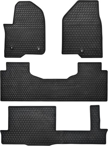 Car Floor Mats Custom Fit for Chevy Camaro 2010-2015 All Black Rubber Chevrolet Auto Liner Mats All Weather Protection Odorless in Saudi Arabia