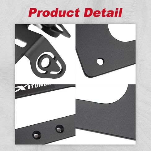 Xitomer Fender Eliminator متوافق مع KLX300 KLX300SM 2024 2025 KLX300 SM Tail Tidy حامل لوحة ترخيص الدراجة النارية مع ضوء الذيل/لوحة الترخيص (الدخان) in Saudi Arabia